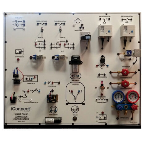 TU-521 Control Board, Single Phase Compressor Trainer