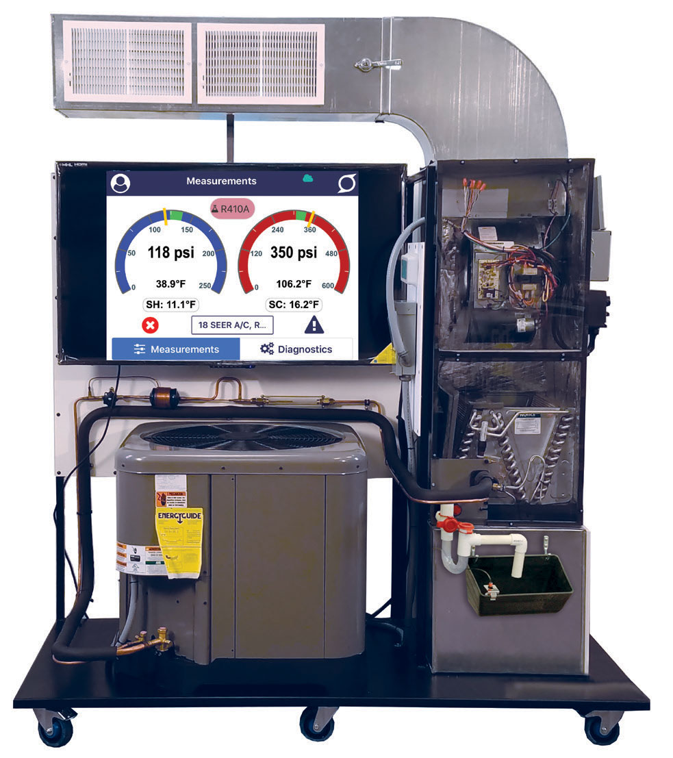TU-406C residential heat pump training unit for the HVAC industry