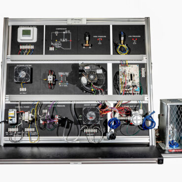 Front view of the TU-9250 HVAC Controls Training System