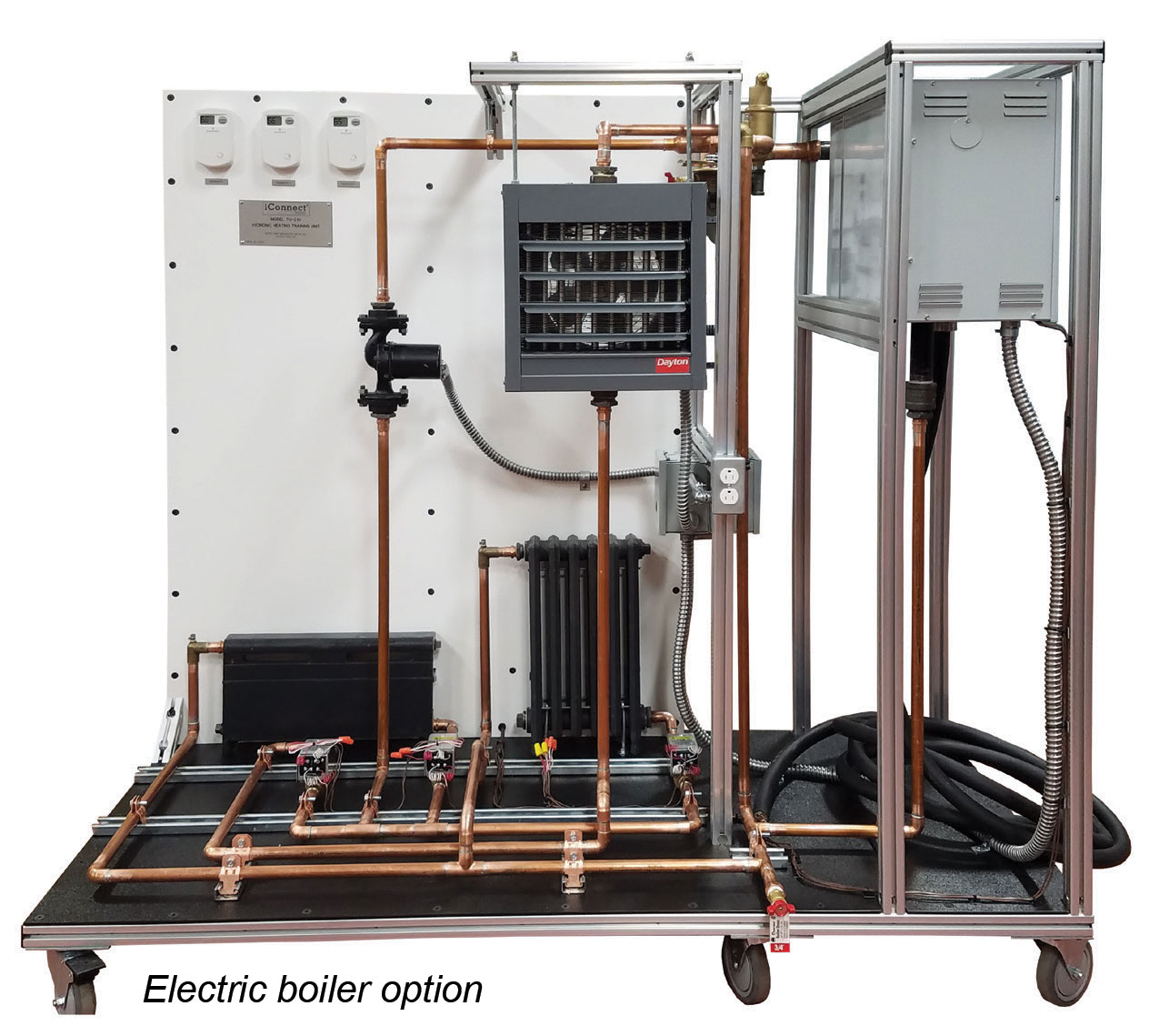 TU-210 Hydronic Heating Training Unit with electric boiler option
