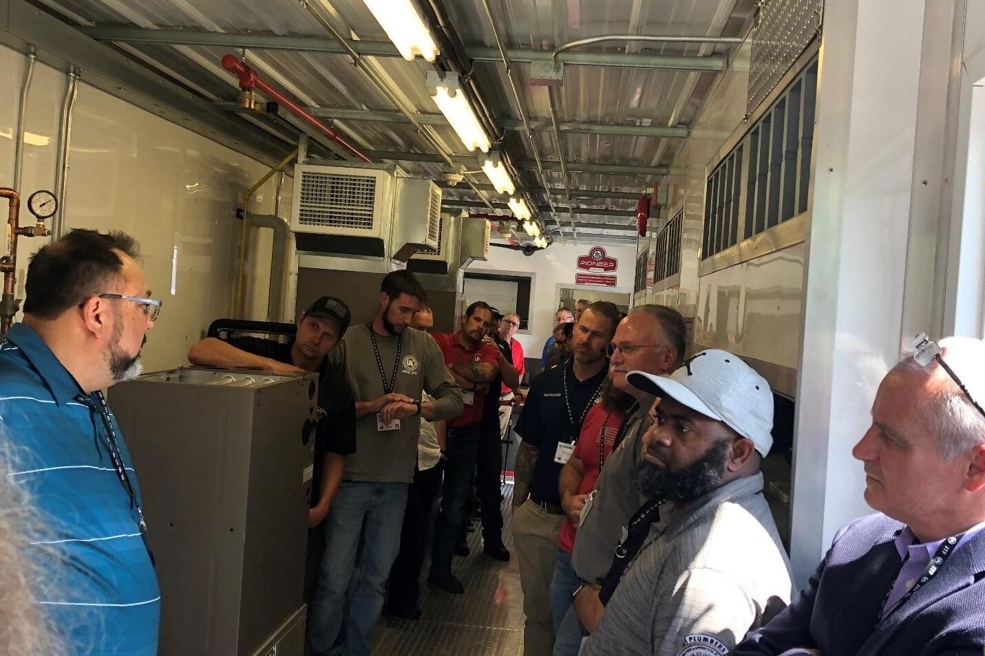 Train-the-trainer session on heat pump performance