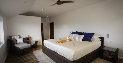 Snow Bay Villa bedroom - accommodations at the HVAC/R training center by iConnect Training