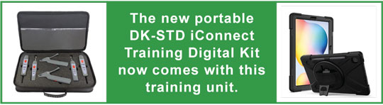The new portable DK-STD iConnect Training Digital Kit now comes with this training unit.